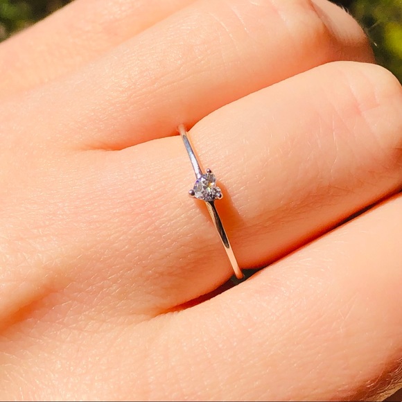 🤍💍New delicate heart sterling silver ring - Picture 2 of 6